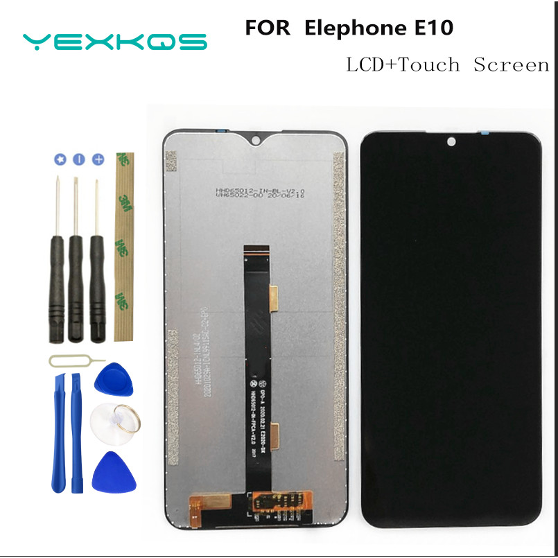 New 6.5"For Elephone E10 pro LCD Display+Touch Screen 100%Original Tested LCD Digitizer Glass Panel 