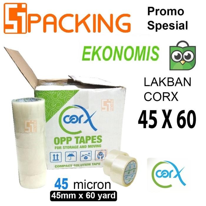 

Lakban Corx 45Mm X 60 Yard Perdus