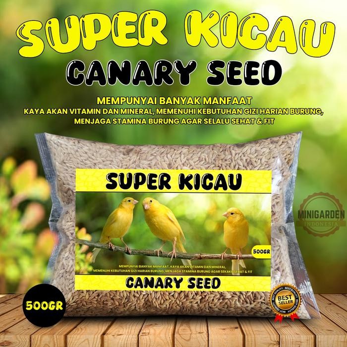 Promo Pakan Burung Kenari Canary Seed Premium Import Organic Seed Makanan Berkualitas