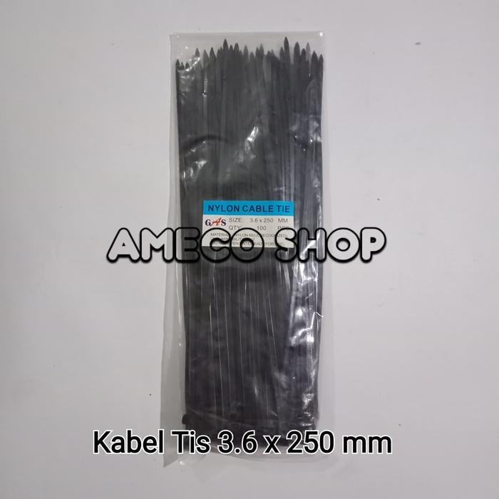 

OJ Kabel Tis / Cable Ties 3.6x250 Hitam