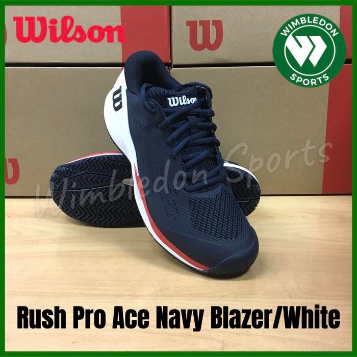 Sepatu Wilson RUSH PRO ACE Navy Blazer / Sepatu Tenis Wilson Rush Pro best seller
