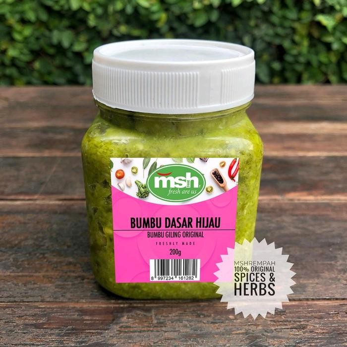

Stok Baru MSH Bumbu Dasar Hijau 200gr