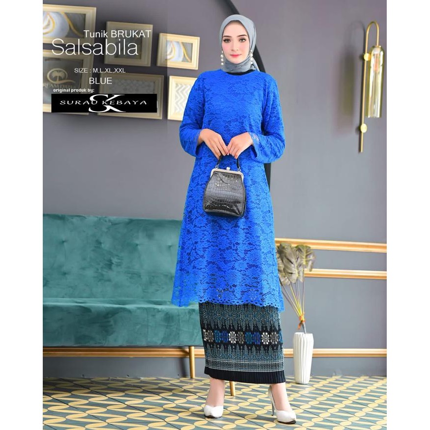 Pilihan- Kebaya Kondangan Baju Kurung Terbaru 2024 / Setelan Brokat Wisuda Polos Simple Dan