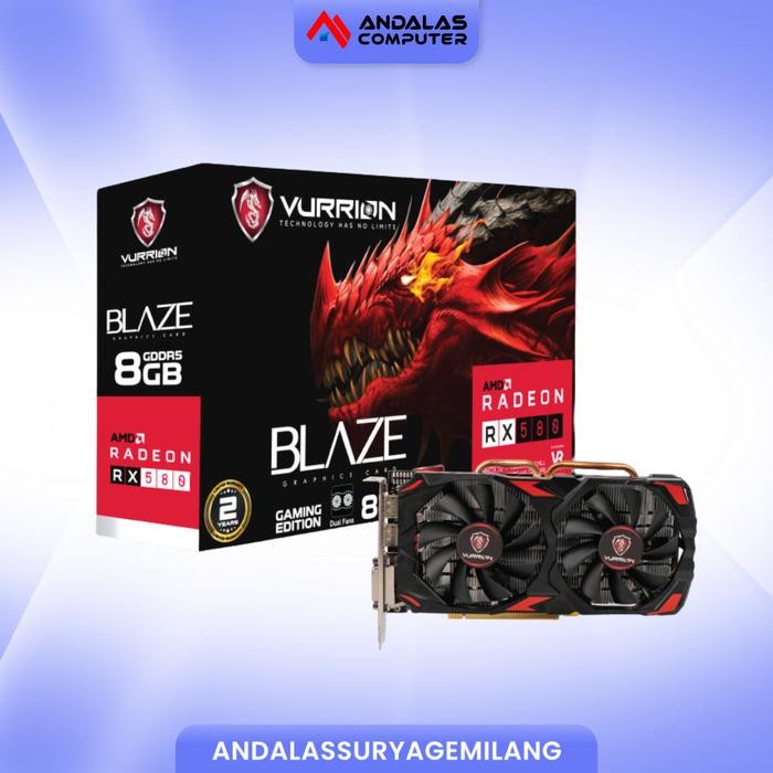 VGA CARD Vurrion RX 580 8GB DDR5 256-bit AMD Radeon RX580