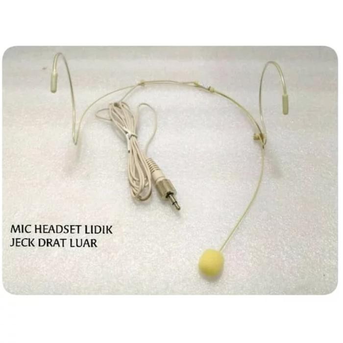 Mic Headset/Bando Lidi jack drat luar