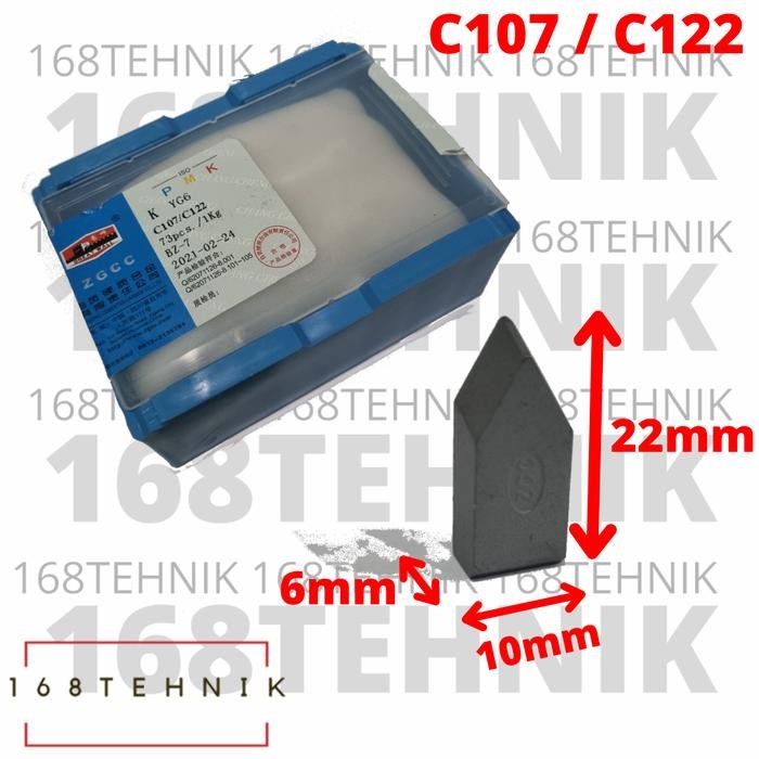 MATA PAHAT WIDIA YG6 C122 CARBIDE BOX / PISAU WIDIA C122 / YG-6 C122