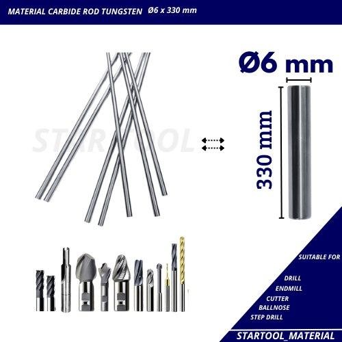 Terlaris Carbide Rod 6 X 330 Material Carbide Rod Tungsten