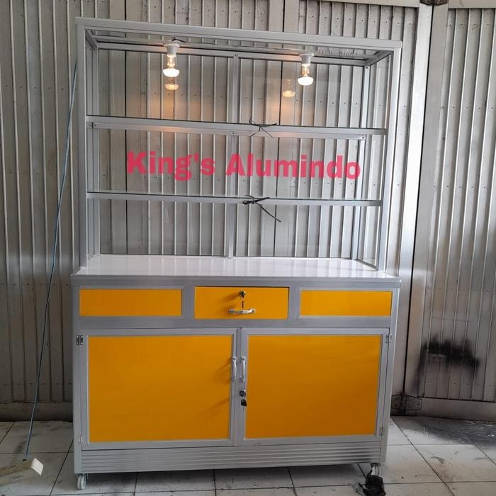 etalase makanan - etalase jus - etalase gado-gado - etalase serbaguna