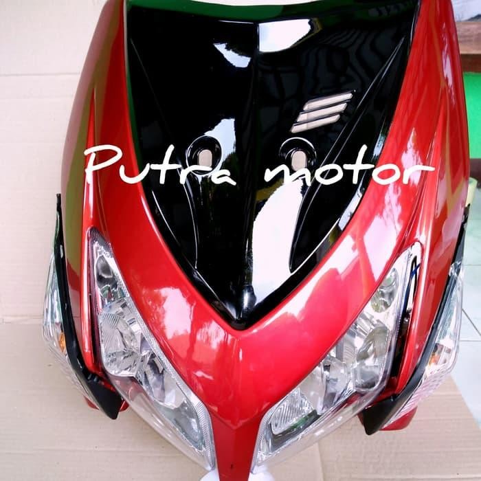 Full Set Tameng Body Depan Vario 110 Cw Karbu Merah 2008