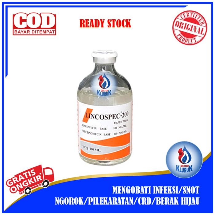OBAT AYAM LINCOSPECTO LINCOSPECS 200 MENGOBATI ARATAN