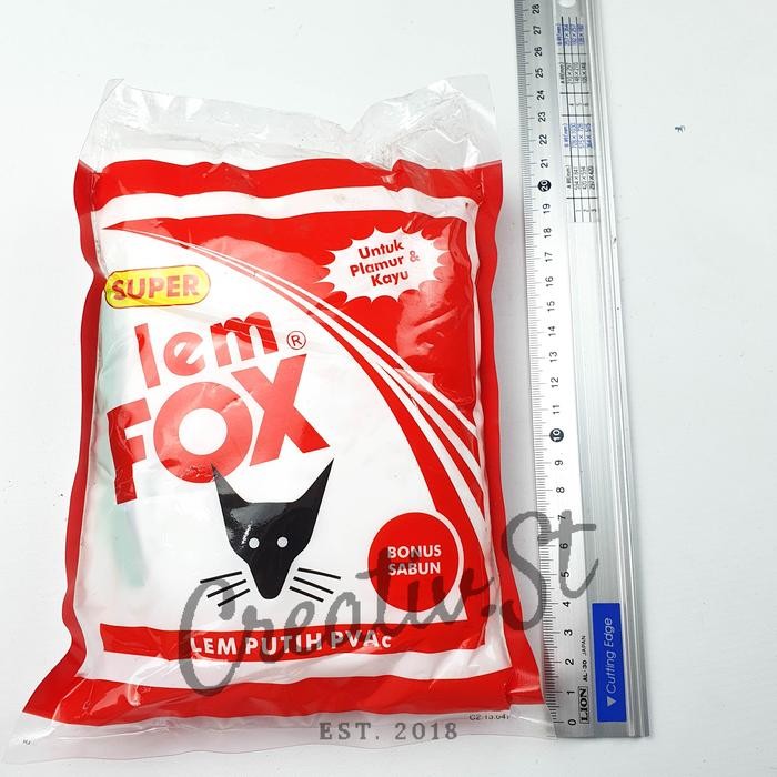 FOX LEM PUTIH PLASTIK 700 GR LEM KAYU TRIPLEK