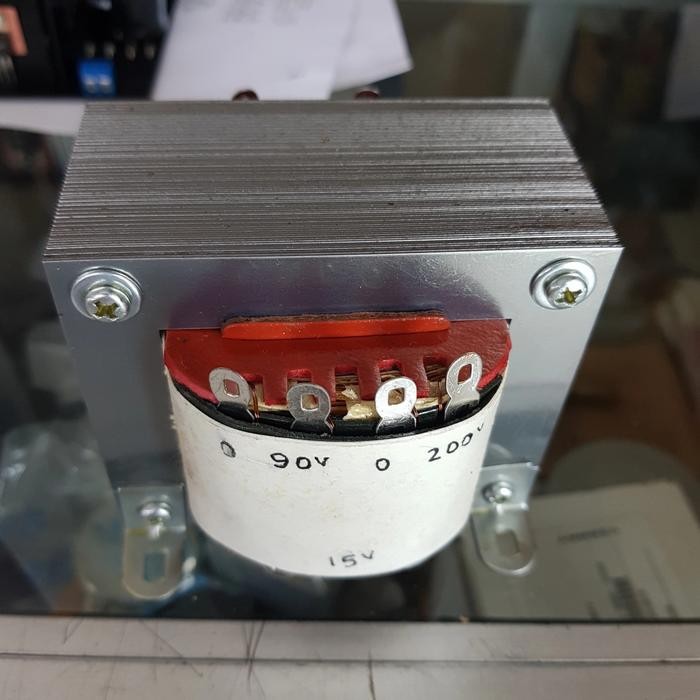 TRAFO 200V 100MA, 90V 100MA, 15V 2A. UNTUK PREAMP LS22