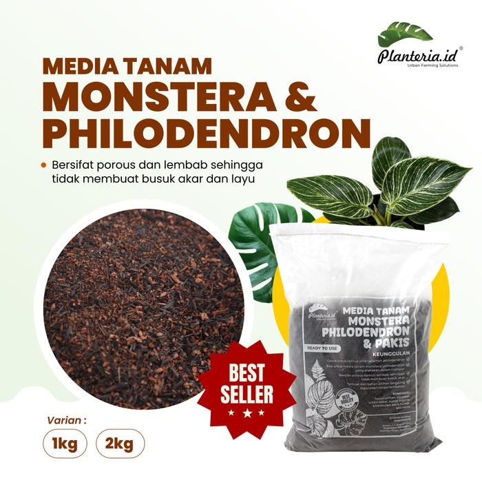 PROMO Media Tanam Monstera Media Tanam Organik Khusus Monstera 1 Kg Tanah Tanaman Alami