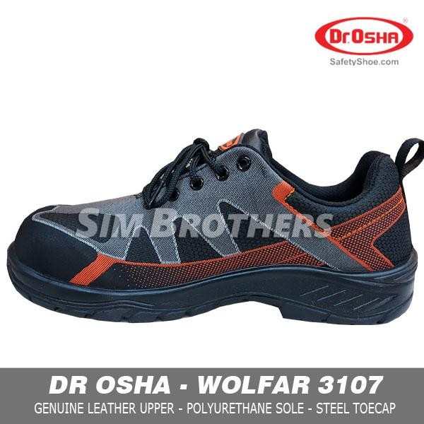 Terbaik Dr Osha Wolfar Lace Up 3107 Sepatu Safety Shoes Original Terlariss 