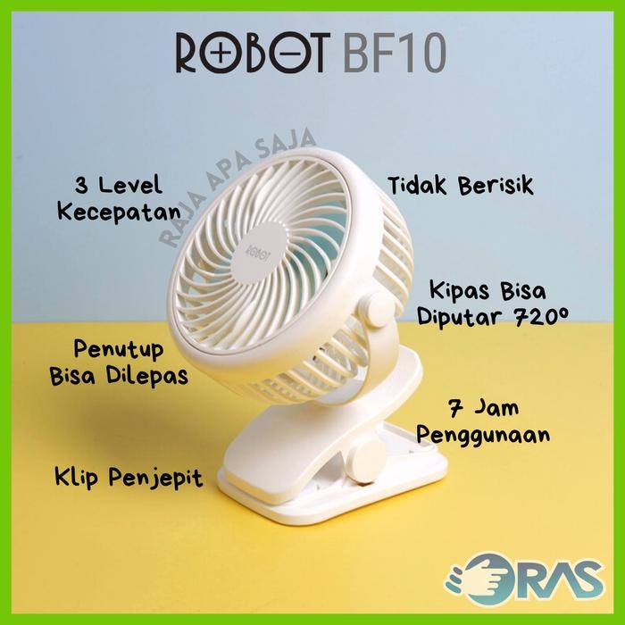 ORI Kipas Angin Mini Portable Robot BF10 - Mini Fan Kecil Genggam