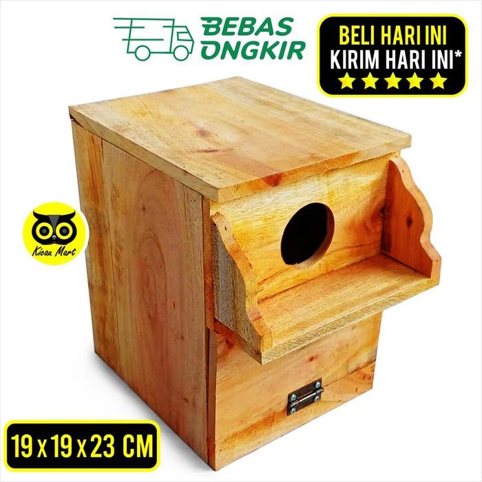 ces0- Glodok Kayu Glodokan Topi Tempat Sarang Bertelur Kandang Burung Gltopi