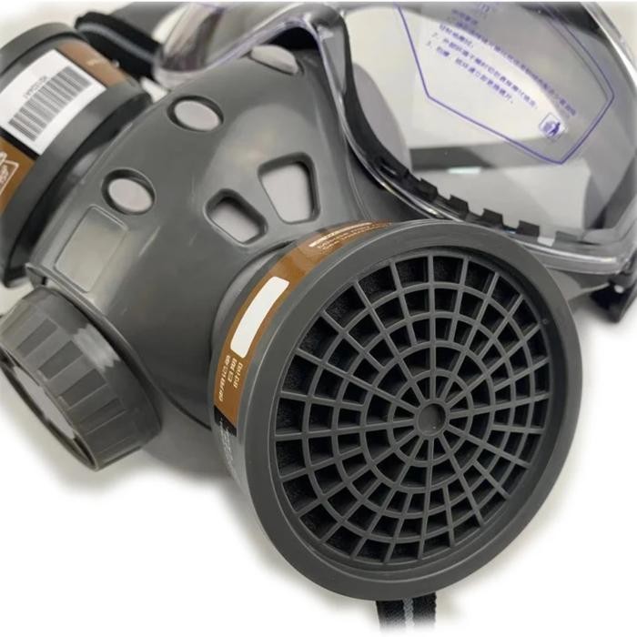Masker Gas Respirator Full F 8201 Cat Semprot Tambang Industri Lab