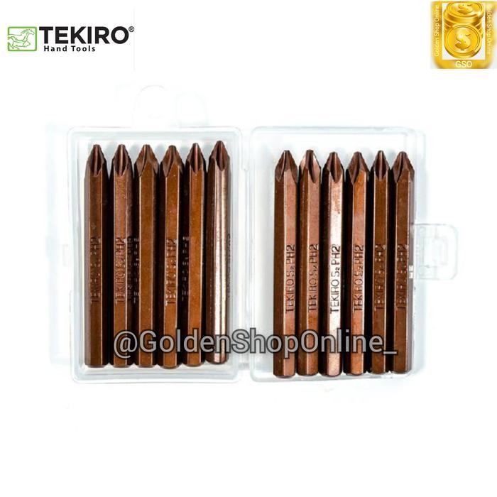 Paling Baik Mata Obeng Ketok Set Ph2X80Mm Tekiro Terlariss 