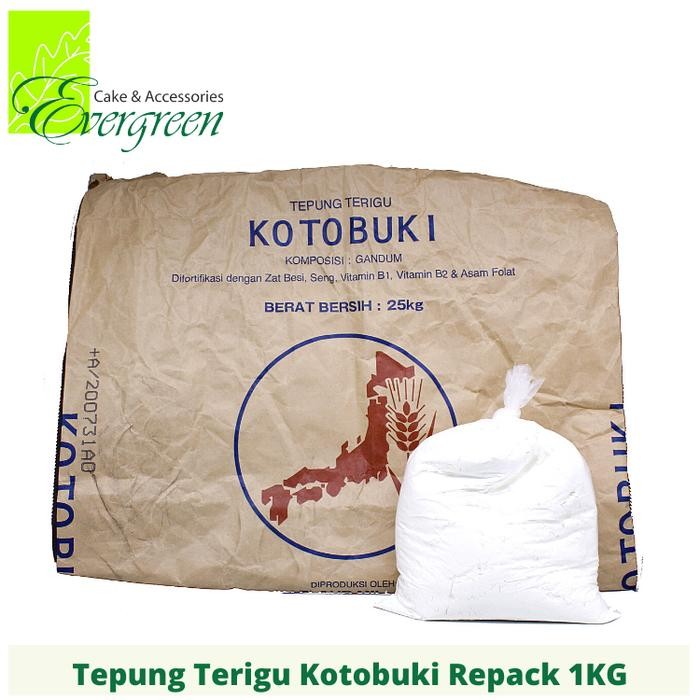 instanChatsaja- Tepung Terigu Kotobuki Protein Rendah Repack 1Kg
