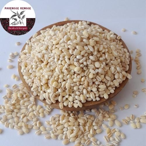 JAJANAJA- PEARL BARLEY 1KG ORGANIC BIJI JALI JALI KUPAS HANJELI JELAI TALBINAH HULLED SUP SALAD ES C