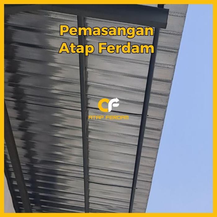 Atap Ferdam Std 105 (0.50) Spandek Galvalum Peredam Insulasi Aluminium Foil