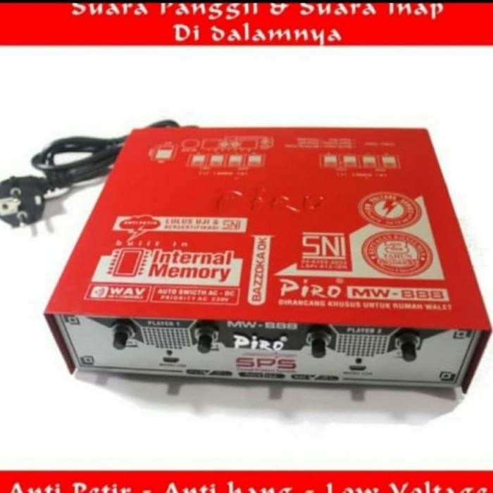 AMPLI PIRO MW 888 FREE SUARA WALET