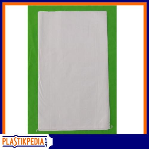 RiceFooDs- Karung Beras Laminasi Putih Polos 50 Kg - Ukuran 56 X 90 Cm (Isi 50 Pcs)