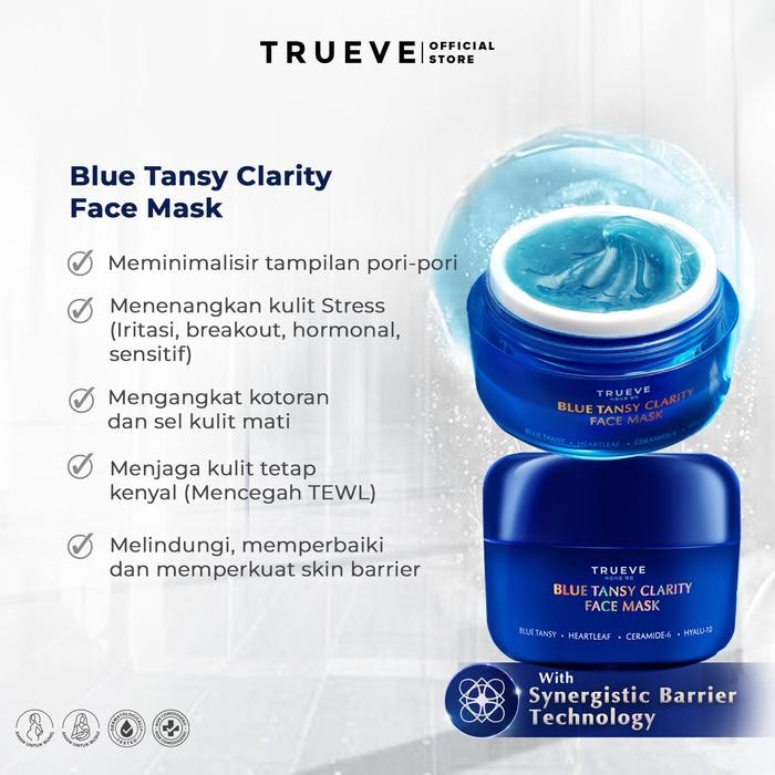 9y2m- [Free Gift] Trueve Blue Tansy Clarity Face Mask (Blue Tansy + Korean Hearleaf + 6X