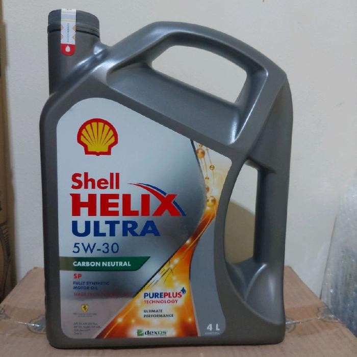 Shell Helix Ultra 5W-30 Dexos1 Pureplus Full Synthetic 4L Oli Mobil Pengganti Shell Helix Hx8 Mesin