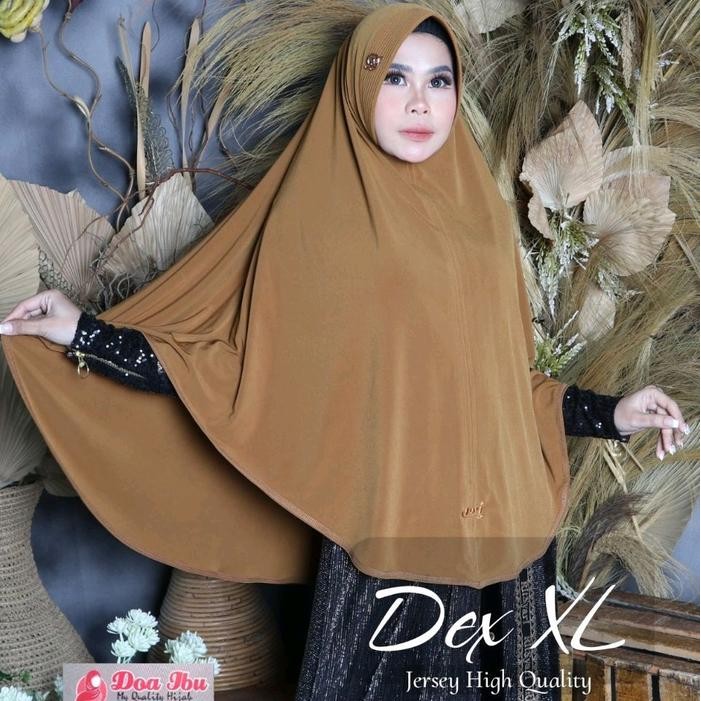 KirimCpT- 0661 Jilbab Doa Ibu Size Xl Jersey High Quality Hq/Hijab Jersey High Quality Doi