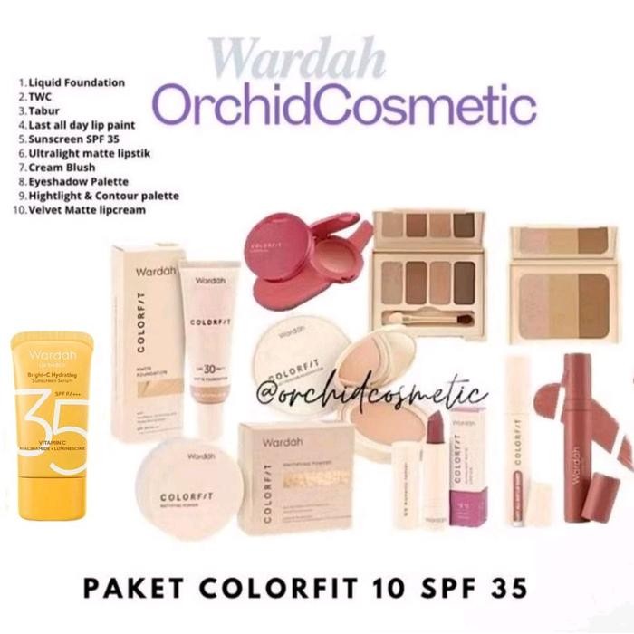 PROMO WARDAH PAKET MAKEUP COLORFIT LENGKAP / Wardah Paket Makeup Hadiah Seserahan/ Pernikahan