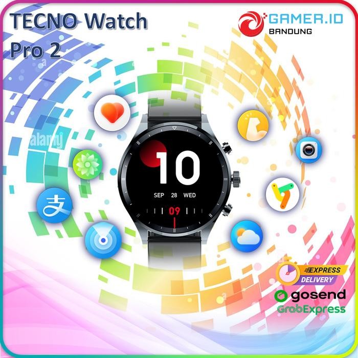 TECNO Watch Pro 2 Bluetooth 1.43" AMOLED Touch 2.5D Curved Complete Health Care Smart Watch