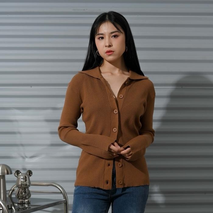 tvz6- Suetercloth - Julie Knit Top / Top Knit Wanita / Blouse Knit / Atasan Wanita