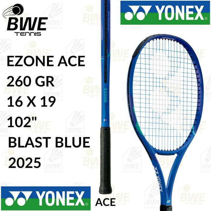 Raket Tennis Yonex Ezone Ace Blast Blue 260Gr - Raket Tenis Lapangan 100% Original Best Seller