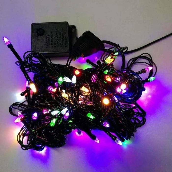 LAMPU NATAL - TUMBLR MURAH - TUMBLER RAINBOW - PENJOR - RGB HUT RI 75