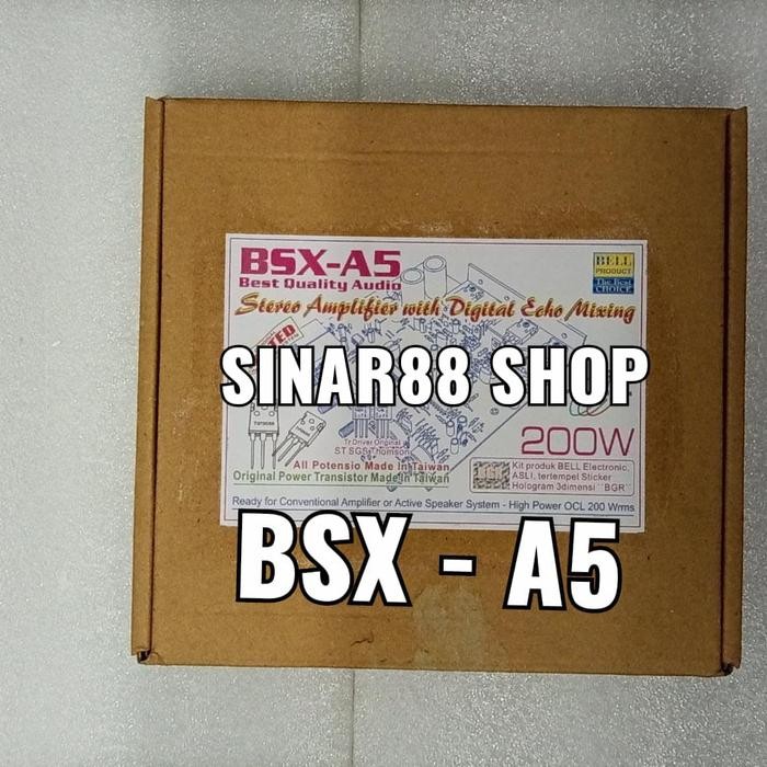 Promo Kit Amplifier Active Speaker Stereo Bsx A5 Bell Bgr 200W 300W Terlariss 