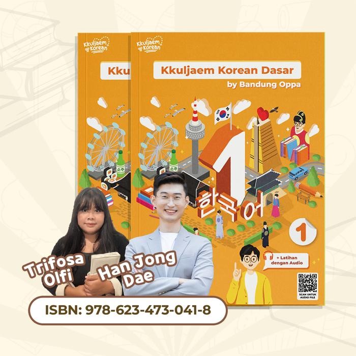 Buku Belajar Bahasa Korea Buku Kkuljaem Korean Dasar Buku Pemula Bahasa Korea Promo 
