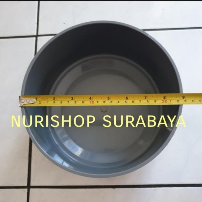 BisAiNstan- Dop 6 Inch 8 Inch / Cap Tutup Pipa Polos Tanpa Drat Pvc 6" 8" Inch
