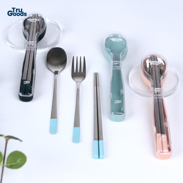 Cutlery Set Pocket / Alat makan set Tru Goods