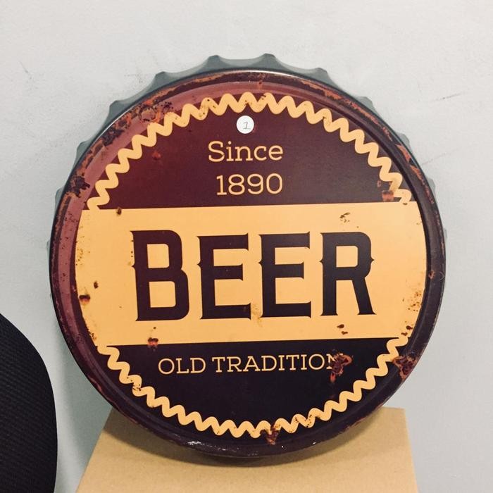 Pajangan Kaleng Tutup Botol Beer 0435