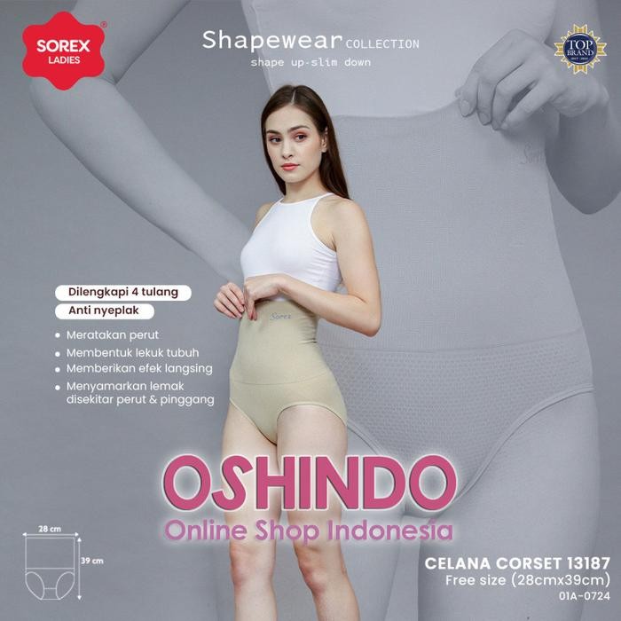 Celana Korset Pelangsing Perut Badan Terbaru Sorex 13187 Pasti Ori