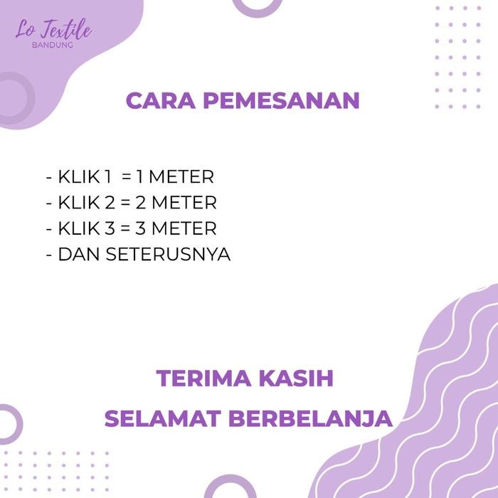 PernikKita- Kain Toyobo Fodu Premium 1 Meter Textile