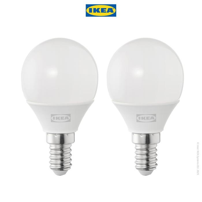 al42- Ikea Solhetta Bohlam Led E14 250 Lumen 1.8W / 2700K Isi 2Pcs