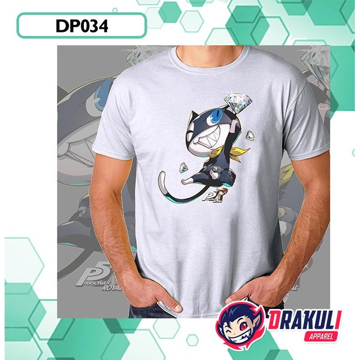 Sale T Shirt DP034 Persona 5 Morgana Terlaris
