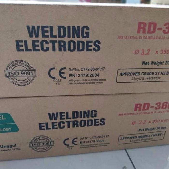 Kawat Las Nikko Steel RD 360 3.2mm x 350 mm