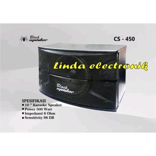 Speaker Pasif Karaoke Black Spider Cs 450 / Cs450 / Cs-450 (Original)