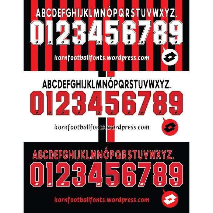 Baru Nameset Ac Milan 1995-1998