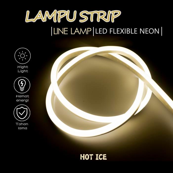 lampu strip led flexible neon flex lampu selang putih LED Neon Flex