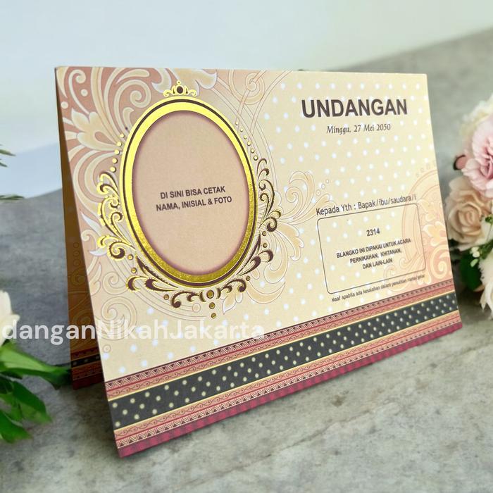 Sale Blangko Undangan Kosong Pernikahan Erba Kartu Blanko Simple 2314