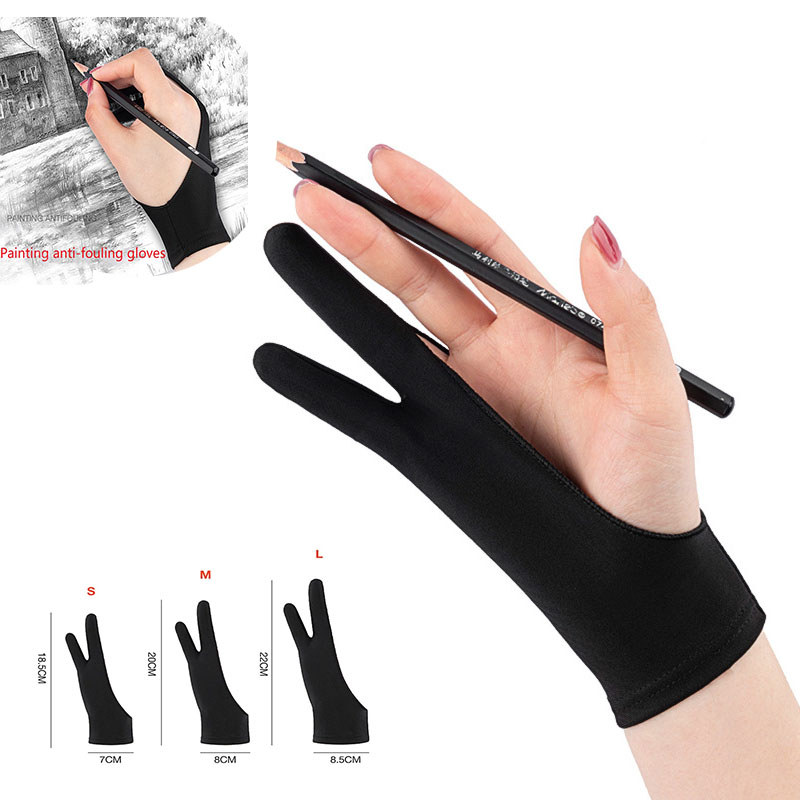 Tablet Gloves Drawing Gloves Left Hand Drawing Glove Paint Digital Graphic Tablet Glove For Drawing